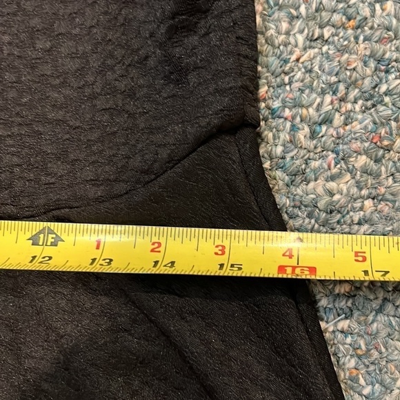 Poof Couture Black Dress Sheer Neckline Large MWT - Picture 9 of 11